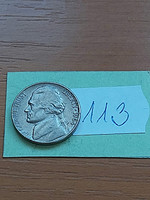 USA 5 CENT 1964 / D, Thomas Jefferson, Réz-nikkel  113