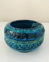 Aldo londi bitossi rimini blue ceramic ashtray
