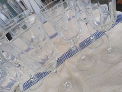 Stemmed glass glasses from the 80s / 3* 4 pcs