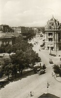 281 --- Nyíregyháza of a running postcard, Kossuth tér