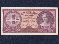 Háború utáni inflációs sorozat (1945-1946) 1 milliárd Pengő bankjegy 1946 (id57686)