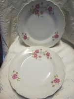 Rózsás lapos tányér