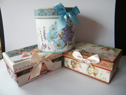 Very beautiful bow bow gift boxes 3 pcs