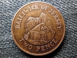 Jersey II. Erzsébet St. Helier remetelak 2 penny 1986 (id49019)