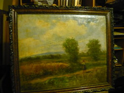Oil painting by János Dunay.