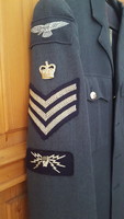 Royal Air Force férfi egyenruha, No. 1 Dress OA, rádiós őrmester kabát
