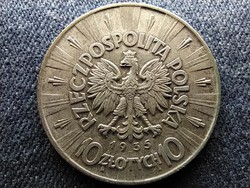 Lengyelország .750 ezüst 10 Zloty 1935 (id61339)
