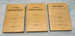 Lehoczky tivadar: monograph of Beregvár county i-iii. Reprint!
