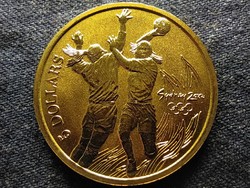 Ausztrália XXVII. Nyári Olimpia 2000 Sydney Kézilabda 5 Dollár 2000 BU (id78636)