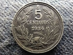 Republic of Chile (1818-) 5 centavos 1934 so (id72833)