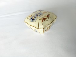 Zsolnay Búzavirágos Bonbonier / ékszertartó (No.: 23/163.)