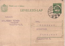 Díjjegyesek, borítékok  0125 (Magyar) Mi P 78 futott     2,00 Euró 1929