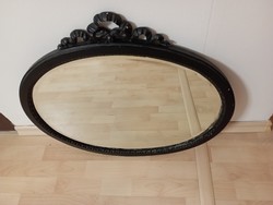 Baroque, carved, wooden mirror
