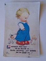 D197364     Mabel Lucie Atwell  képeslap - kisgyermek, humor