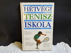 Hétvégi tenisz-iskola 1992 Színes, rajzos oktató könyv
