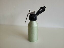 Old retro green colored foam siphon siphon mid century