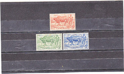 Cameroon commemorative stamp series 1946
