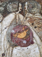 Margaret macdonald mackintosh - the heart of the rose (Art Nouveau poster)