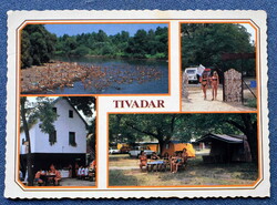 Tivadar - Strand / fürdőzők  -fotó mozai képeslap - 1994 futott