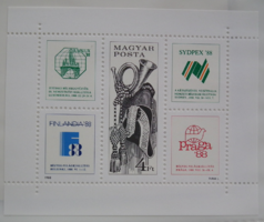 1988. Stamp exhibitions - booklet