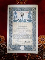 Államadóssági Kötvény 100 Korona, 1916