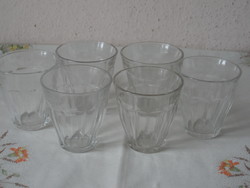 Older heat-resistant glass coffee cups (6 pcs.)