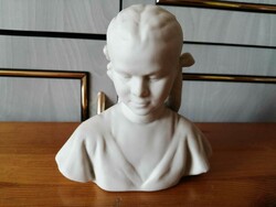 Gorodnitsa, Horodnitsa, Gorodnitsky szovjet biszkvit porcelán kislány büszt szobor
