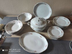 Zsolnay dinner set for 6, 23 pieces