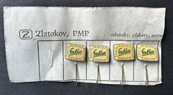 Gelka badge 4 pieces