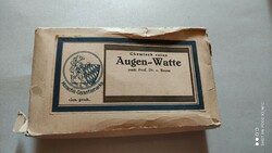 Antique monachia garantiemarke unopened medical device augen-watt