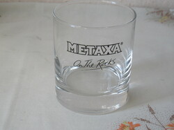 METAXA üveg pohár