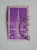 1939. USA - Golden Gate nemzetközi vásár, San Francisco, pecsételt