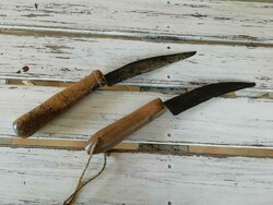 Cutting knives, for cutting sedges, reeds, rushes, canes, forged home-made tools, tools