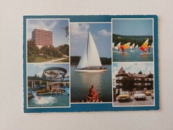 Old postcard Balatonalmád photo postcard 1989