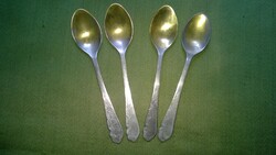 Decorative handle-teaspoon, nice shape, 4 pieces together