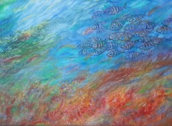 Fish ~ acrylic painting abstract