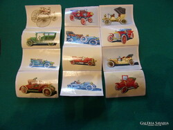 Educational cards about old cars