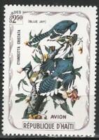 Haiti 0044 1975. Birds of Haiti cyanocitta christata blue jay