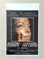 Romy schneider - Marcello Mastroianni - fantome d'amour 34.5 X 54 cm - Dutch cinema movie poster