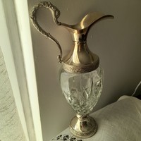 Italian silver plated decanter