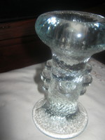 Vintage staffan gellerstedt pukeberg ice glass candle holder