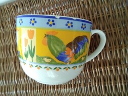 Rooster, giant cup - country style / vista