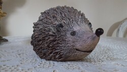 Polyresin hedgehog, garden decoration 21 cm.