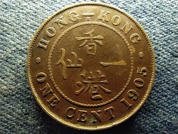 Hong Kong vii. Eduárd (1901-1910) 1 cent 1905 h (id69466)