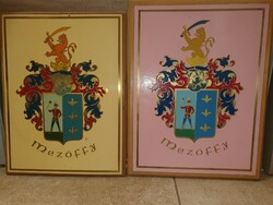 Mezőffy noble family coat of arms