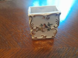 Herend porcelain match holder with Rothschild pattern decor