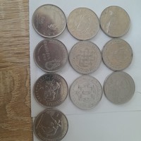 HUF 50 commemorative coin of 10 varieties