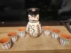 Miska jug with 6 glasses