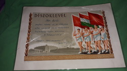 Antique 1958. Pioneer foiled decorative letter sports competition in good condition as shown in the pictures