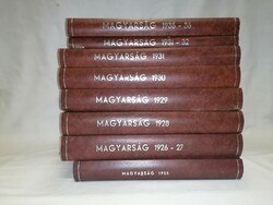 Magyarság newspaper monthly supplement bound together 1925-1936